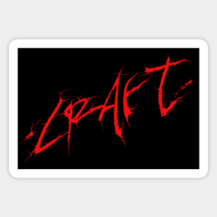 Craft Logo | Black Metal Magnet